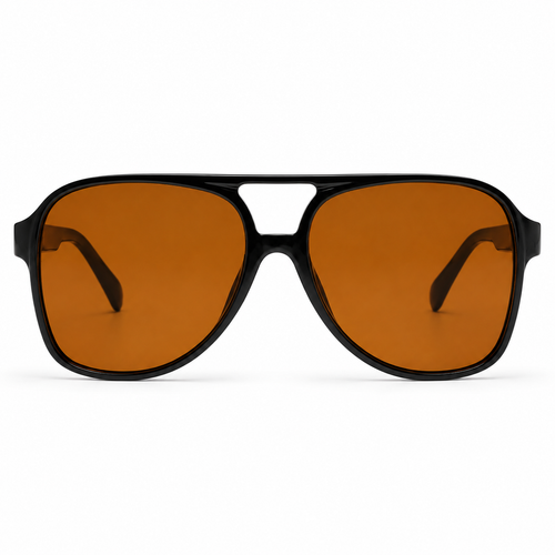 Women's oversized aviator sunglasses with double bridge 2